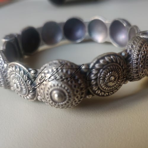 Vintage Silver Coin Bracelet