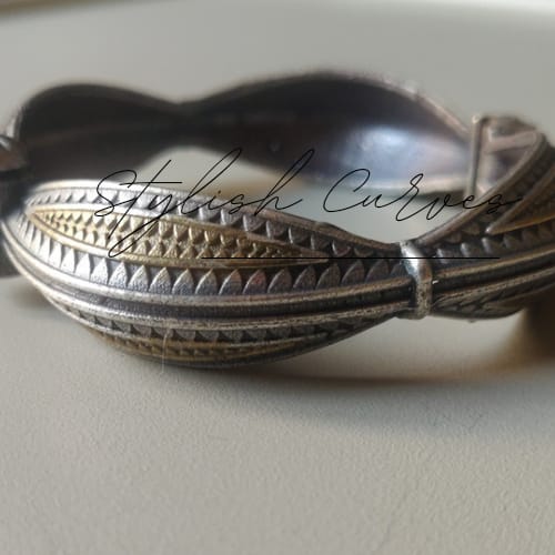 Handcrafted Ethnic Silver Bangle