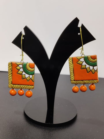 Terracotta Twinkle Earrings