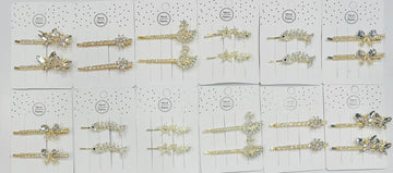 Radiant Styles: Six Distinctive Gold and Silver Hair Clips