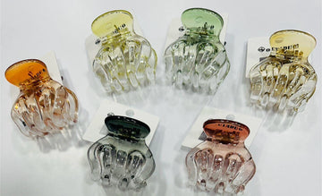 Translucent Claw Hair Clips – Stylish & Durable Grip