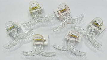 Crystal Clear Acrylic Claw Clips – Fashionable & Practical