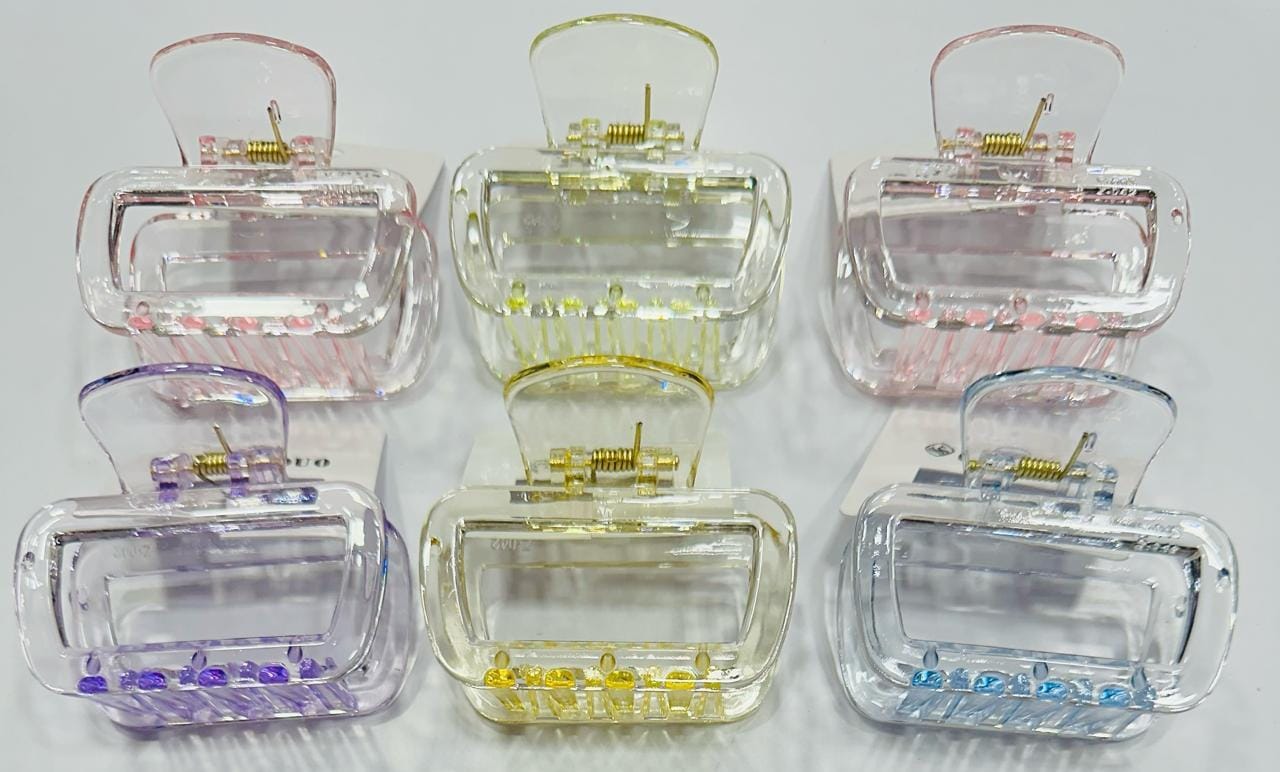 Fashionable Acrylic Hair Claws – Sleek & Versatile