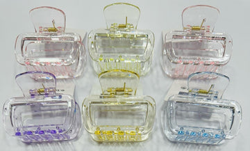Fashionable Acrylic Hair Claws – Sleek & Versatile