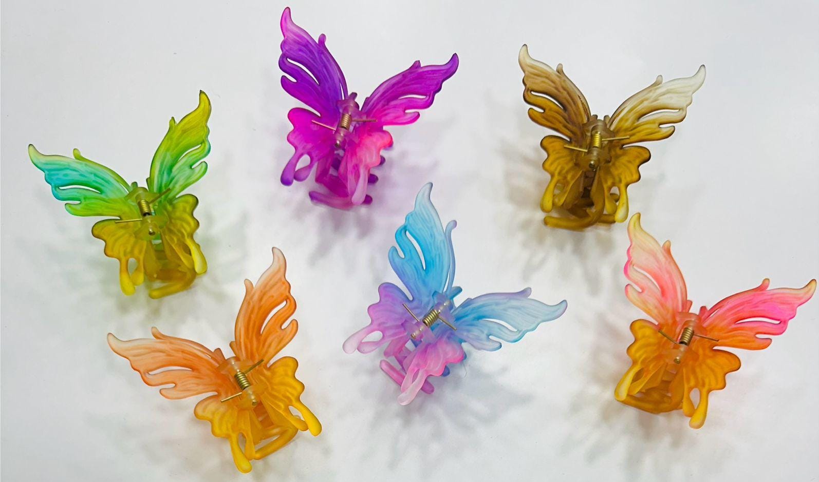 Acrylic Multicolour large Hair Claw Clip
