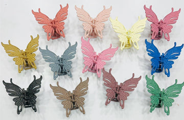 Matt Finished Big Butterfly Hair Clip