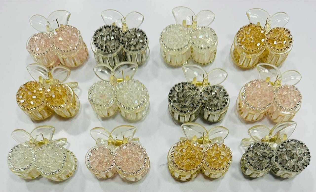 Golden Spectrum Hair Clips