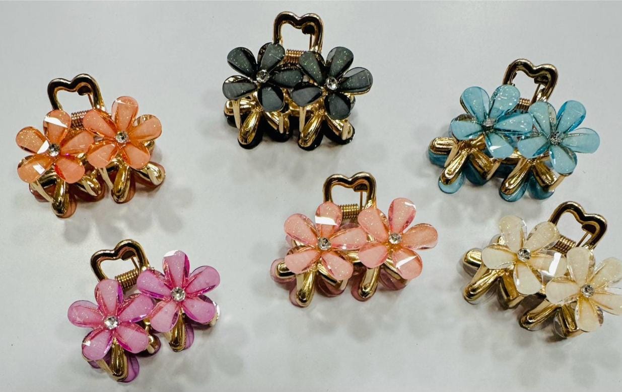 Colorful Quartet Hair Clips